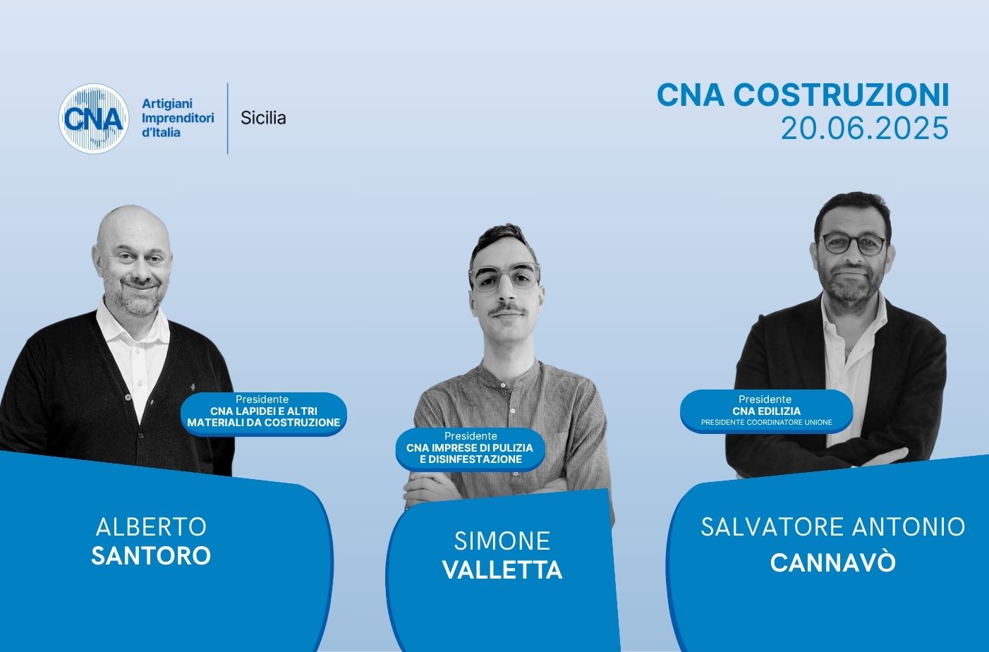 Salvatore Antonio Cannavò eletto presidente dell’Unione CNA Costruzioni Sicilia
