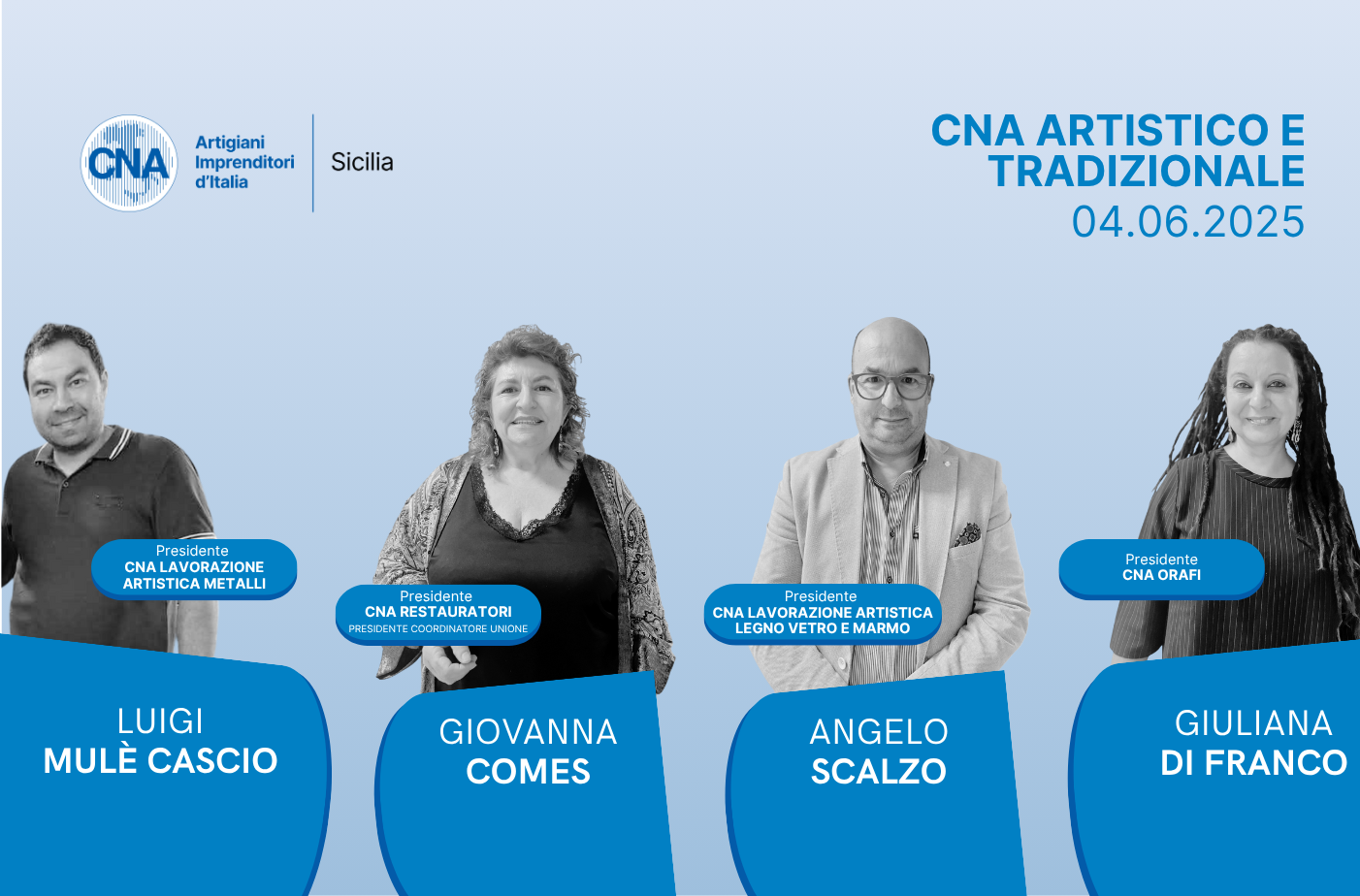 Giovanna Comes eletta presidente dell’Unione CNA Artistico e Tradizionale Sicilia