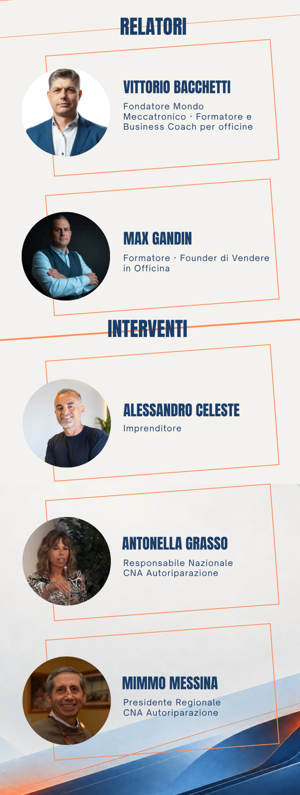 Relatori e interventi