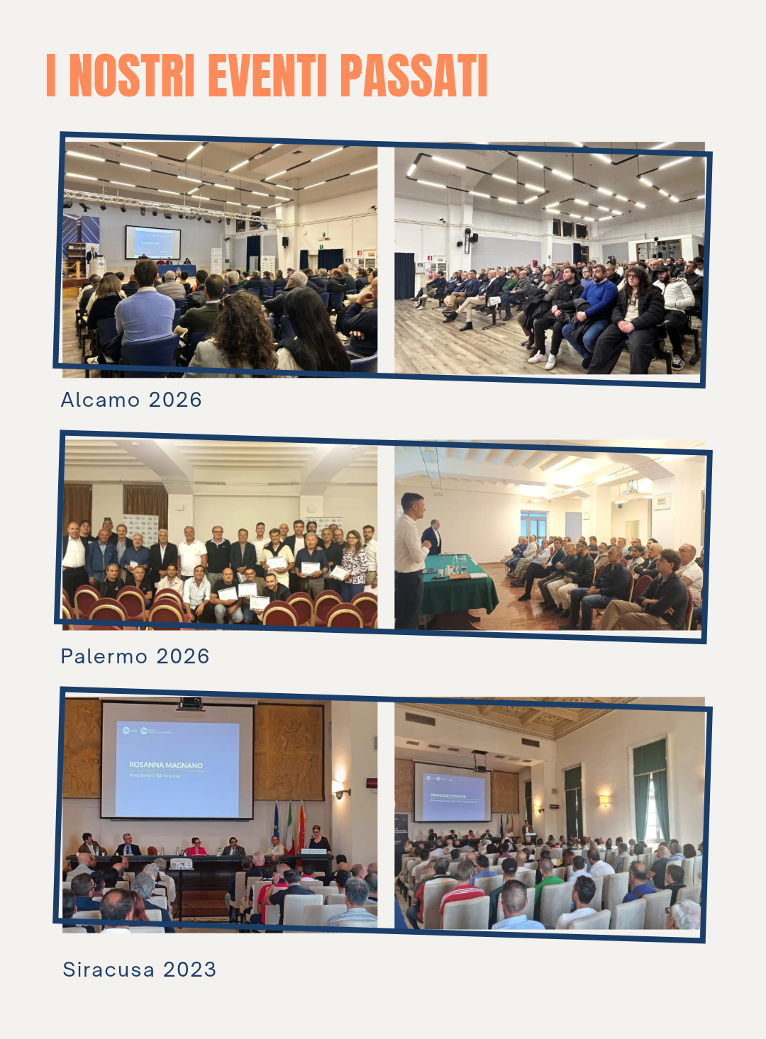 I nostri eventi passati
