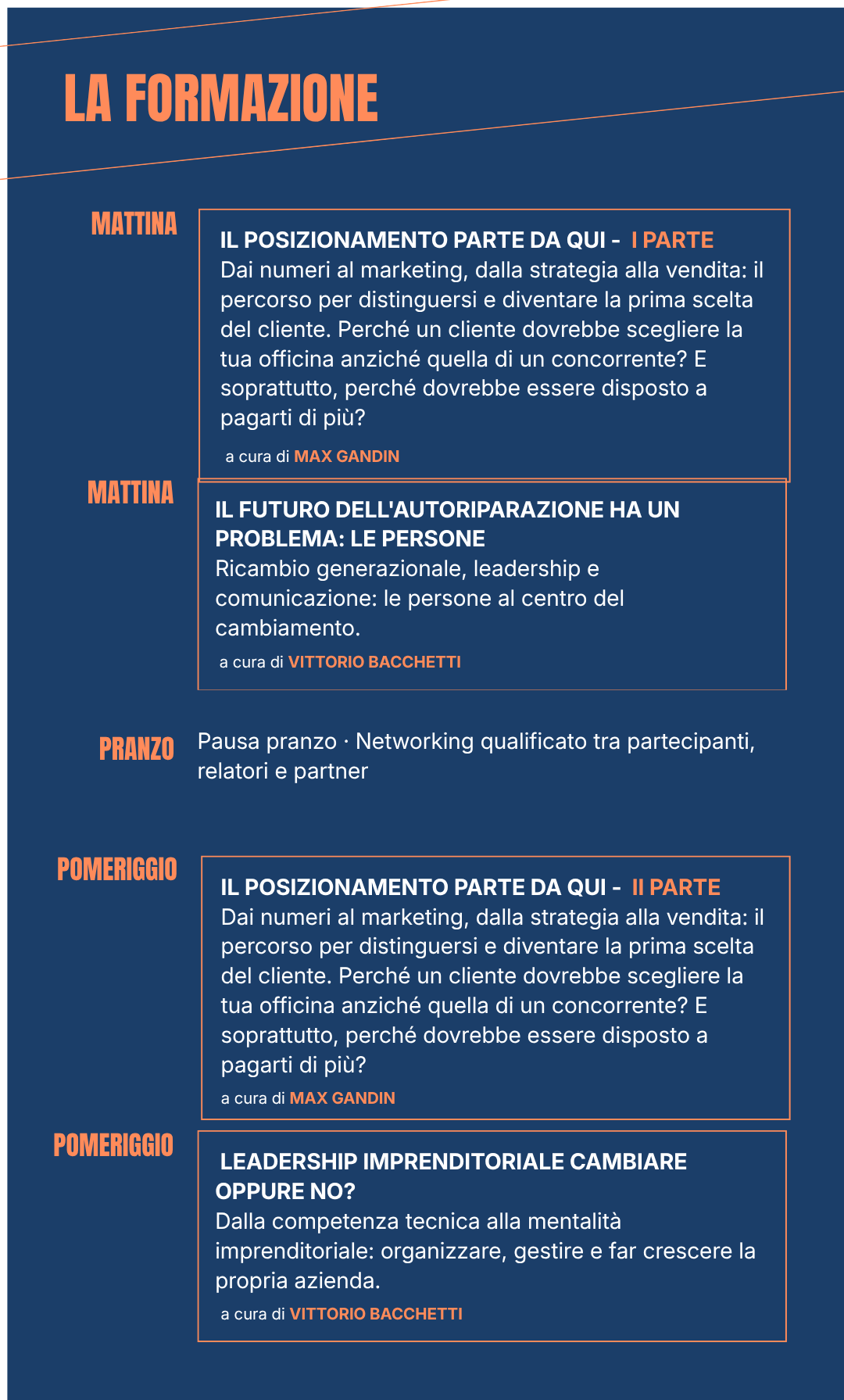 La formazione